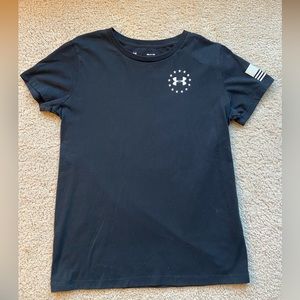 Under Armour (UA) Freedom American / US  Flag T-shirt for Women - Small